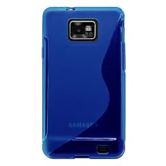 Dunkelblau S-Line TPU Silikon H�lle Schutzh�lle Tasche Case f�r Samsung Galaxy S2 i9100