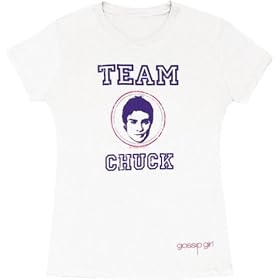 Gossip Girl Team Chuck White Juniors Tee T-shirt