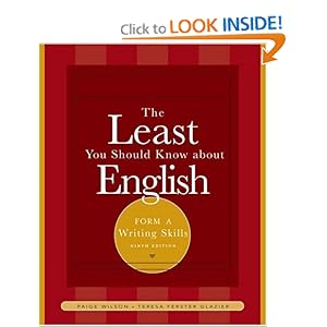 The Least You Should Know about English - Paige Wilson