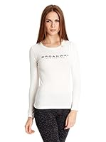Broadway NYC Camiseta Manga Larga Atlanta (Blanco)