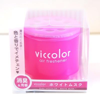 Diax JDM Viccolor (White Musk) Purple Car Air Freshener Fragrance (Part: 5537) x 2 Set