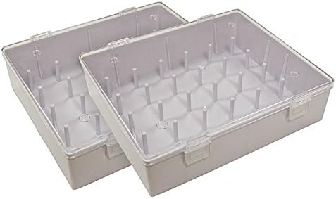 Sewing Thread Box Plastic Organizers (Set of 2)