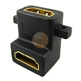 HDMI Gender Changer F / F, 90 Degree