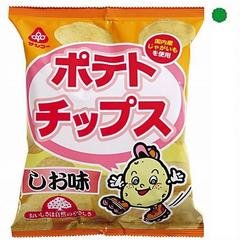 〔ムソーサンコー〕ポテトチップス 65g　15セット【33007】 [ヘルスケア&ケア用品]
