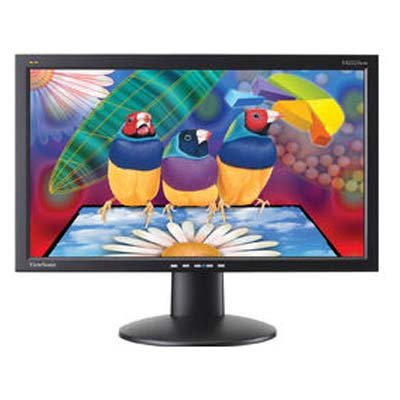:VIEWSONIC 22in Wide Lcd 1920x1080 Black 5ms Fits Seamlessly Into Any Office Decor