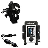 Microsoft Zune Gen2 Auto Vent Holder with Car Charger - Uses Gomadic TipExchange