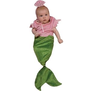 Rubie's Costume Co. Deluxe Baby Bunting, Mermaid Costume, 1 to 9 Months