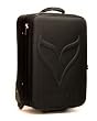 Whale Tail Black Rolling Suitcase