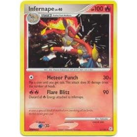 Pokemon Diamond & Pearl Holofoil Rare Card Infernape 5/130