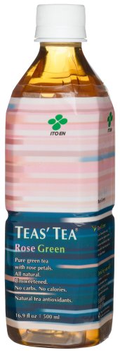 Childrens Toyshop  Health & Personal Care : Ito En Teas' Tea Rose Green, Pure Green Tea with Rose Petals, 16.9-Ounce Bottles (Pack of 12)