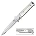 Stiletto Folding Knife w/ Pearl Handle