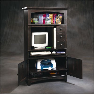 Buy Sauder Arbor Valley Computer Armoire in Antique Paint 137047