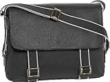 Lacoste - Lacoste Club Downtown Messenger Bag in Midnight Black or Chocolate