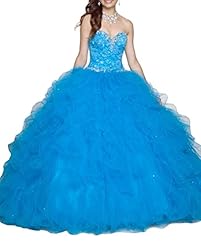   Sweetheart  Ball Gown Quinceanera Dress  With Ruffles