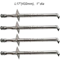 13001(4-pack) Replacement BBQ Gas Grill Stainless Steel Burner for Jenn Air, Vermont Castings Model Grills