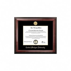 Buy Central Michigan Chippewas Gold Embossed Diploma Frame