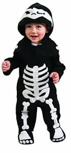 Romper Costume, Skeleton - Toddler (U.S.A. Size 2-4) For 1-2 Years