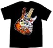 Guitar T-shirt Rock And Roll Legends Design