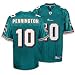 Chad Pennington Jersey: Reebok Aqua Replica #10 Miami Dolphins Jersey - XX-Large