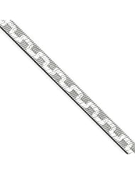 4.5mm, Sterling Silver, Fancy Herringbone Chain, 24 inch - 13 grams