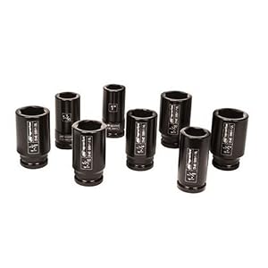 Ingersoll Rand SK6H8L 3 4-Inch Drive 8-Piece SAE Deep Impact Socket Set by 
