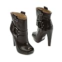 Jessica Simpson Light Leather Peep-Toe Boot