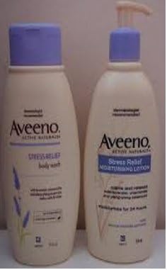 AVEENO STRESS RELIEF BODY WASH &amp; Moisturizing Lotion COMBO