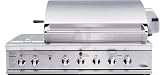 DCS Gas Grills 48 Inch Natural Gas Grill Built In BGB48-BQR With Double Side Burners