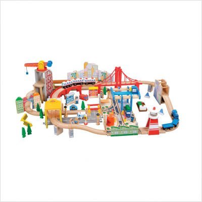 Maxim Enterprise City & Harbor Train Set - 100pcs. On Sale