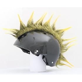 Wiggystyle Spikes Yellow Helmet Wig