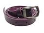 Ceinture en cuir naturel pour les dames avec boucle en couleurs diverses. Largeur 2cm