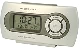 Precision MSF Radio Controlled Alarm Clock, Silver/Graphite