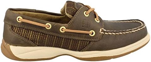 Sperry Top-Sider Women's Intrepid Olive Gold Boat Shoe 7.5 M (B)