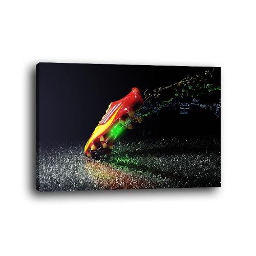 Fussballschuh – Bild auf Leinwand – 60×40 cm