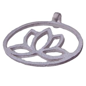 18k Gold Or Sterling Silver Matte Lotus