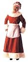 Santa Dress Long 16 To 18 Costume
