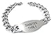 Max Petals - Type 1 Diabetes Medical Alert ID Heavy Stainless Steel Men's Bracelet with 8