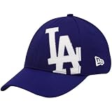 MLB New Era L.A. Dodgers Royal Blue Side Patch 39THIRTY Stretch Fit Hat (Medium/Large)