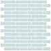 In Home NH2361 Sea Glass Peel & Stick Backsplash Tiles, Blue