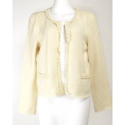 (フォクシー) FOXEY フォクシー(FOXEY)オフ白カシミヤカーディガン 42 ★ 15160302-006