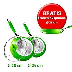 Biolux Kerama 5tlg. Pfannenset - die ORIGINAL Keramik-Pfannen mit Lotus Effekt aus der TV WERBUNG