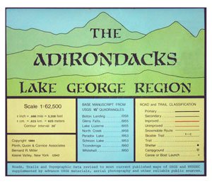 Adirondack Maps - Lake George Region