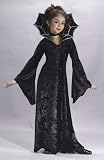 Morris Costumes Sparkling Spiderella Ch Large Velvet Dress Long Drop Sleeves Polyester