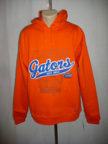 FLORIDA GATORS Embroidered Hooded Sweatshirt LARGE NEW!