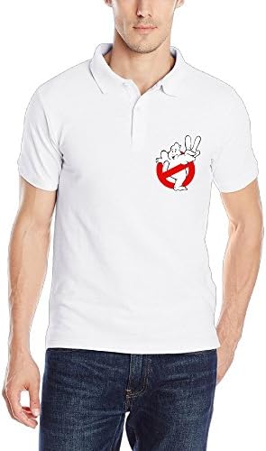 Donny Ghostbusters Yes Gesture Men Short Sleeve Polo Tshirt White Size S