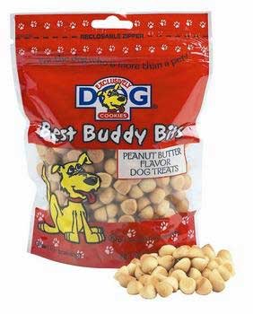 More image 2PK Peanut Butter Buddy Bits 5.5oz (Catalog Category: Dog / Dog Treats)
