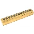 12 Point Beading Block Jewelers Setting Sharpening Tool