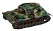 Power Tank Pullback - Green w/ Open Turret