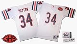 Walter Payton 1983 Chicago Bears #34 Authentic Throwback Mitchell and Ness NFL Football Jersey (Whit