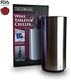 Tabletop Wine and Champagne Chiller Bucket - Iceless Aluminum Lightweight - Bonus Cocktail Recipes eBook - Best Gift for Any Occasion by Regalo Products